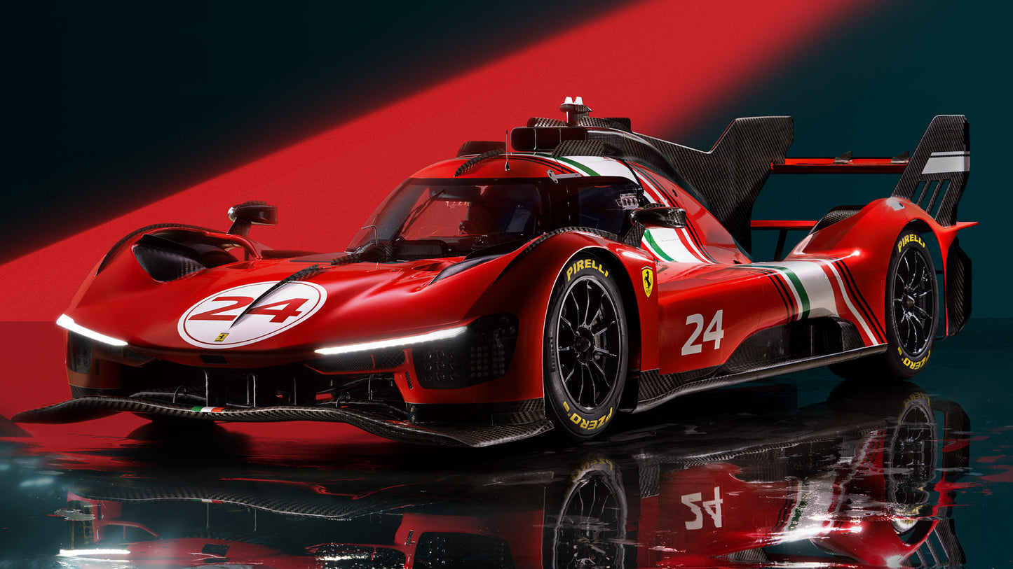 Ferrari 499P Modificata Hd Art Keychain