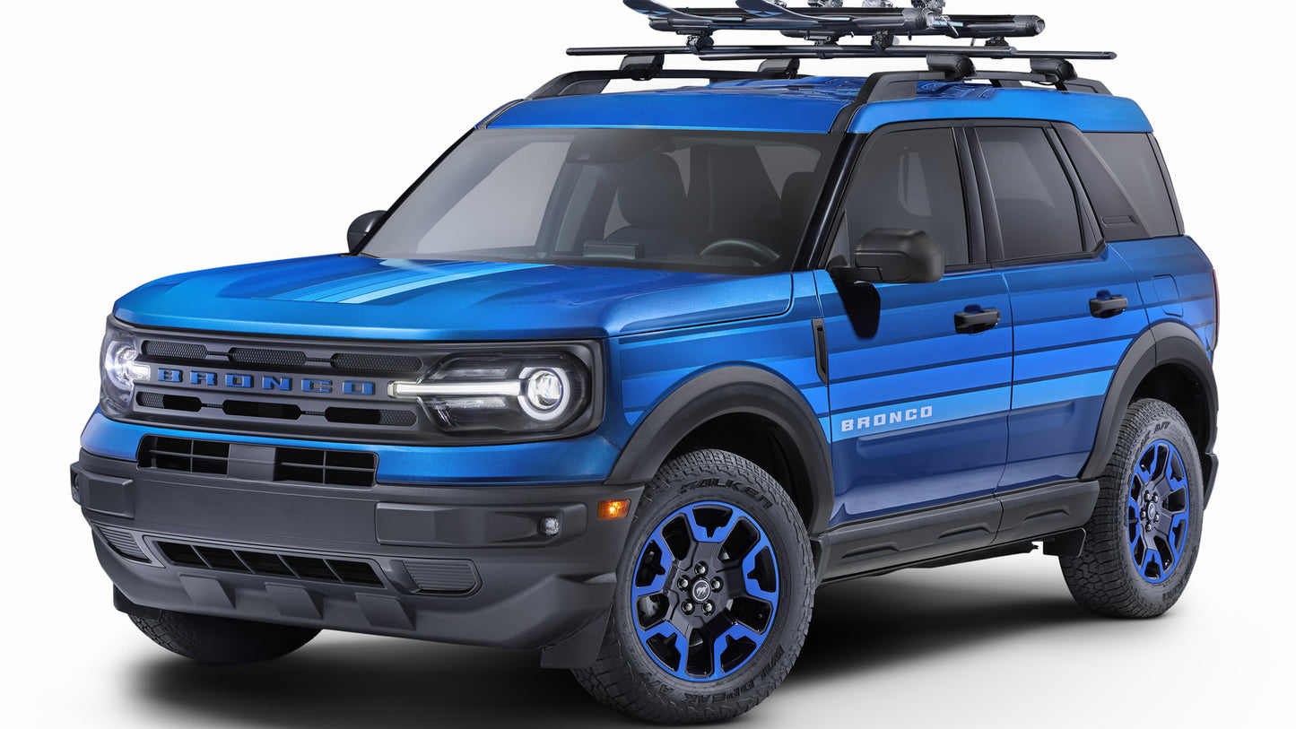 Ford Bronco Sport Blue Free Wheeling Hd Art Jigsaw Puzzle