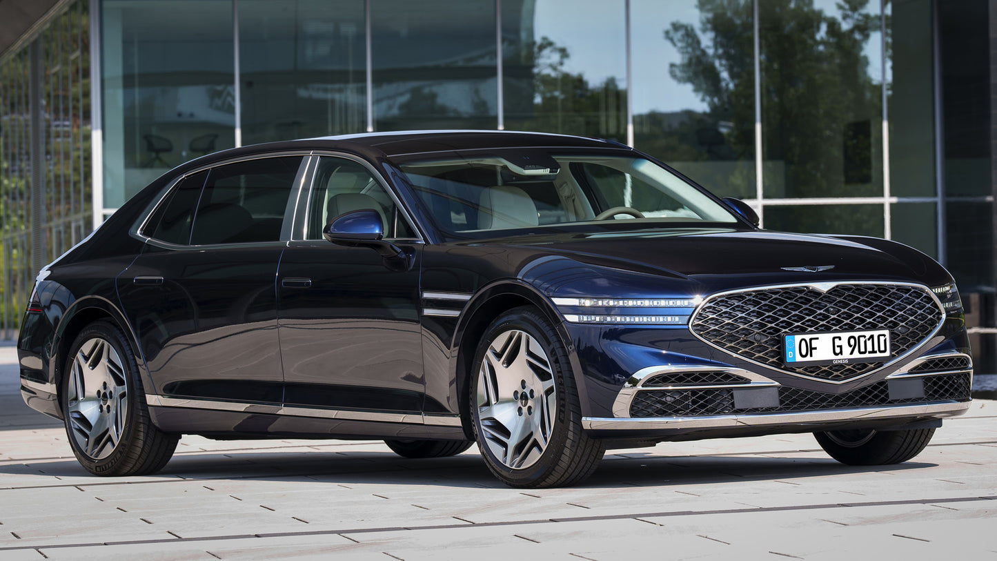 Genesis G90 Long Wheelbase Eu Hd Art Jigsaw Puzzle