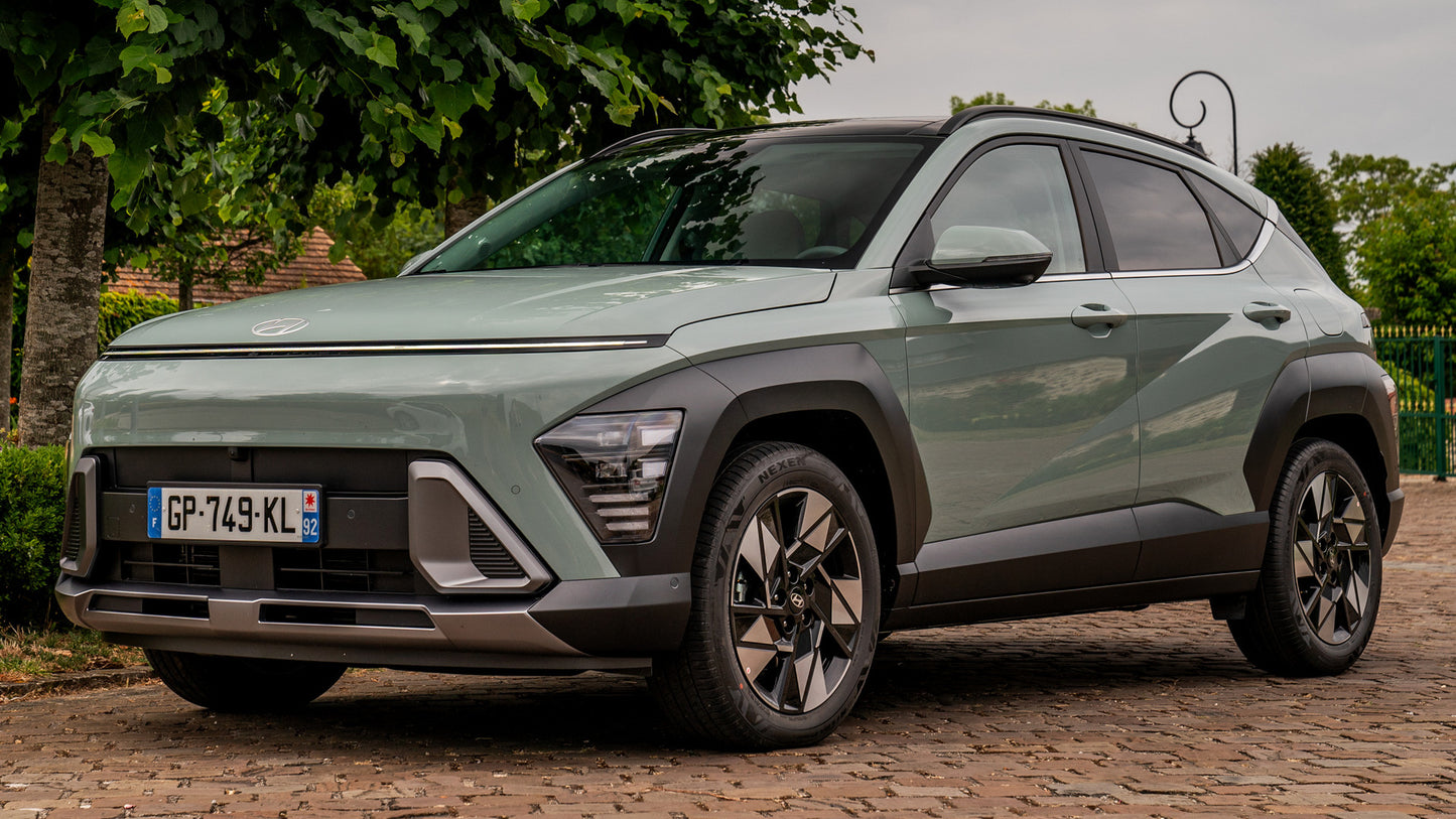 Hyundai Kona Hybrid Hd Art Keychain