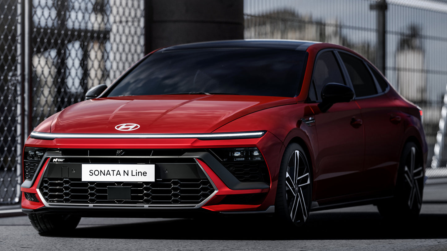 Hyundai Sonata N Line Kr Hd Art Print Poster