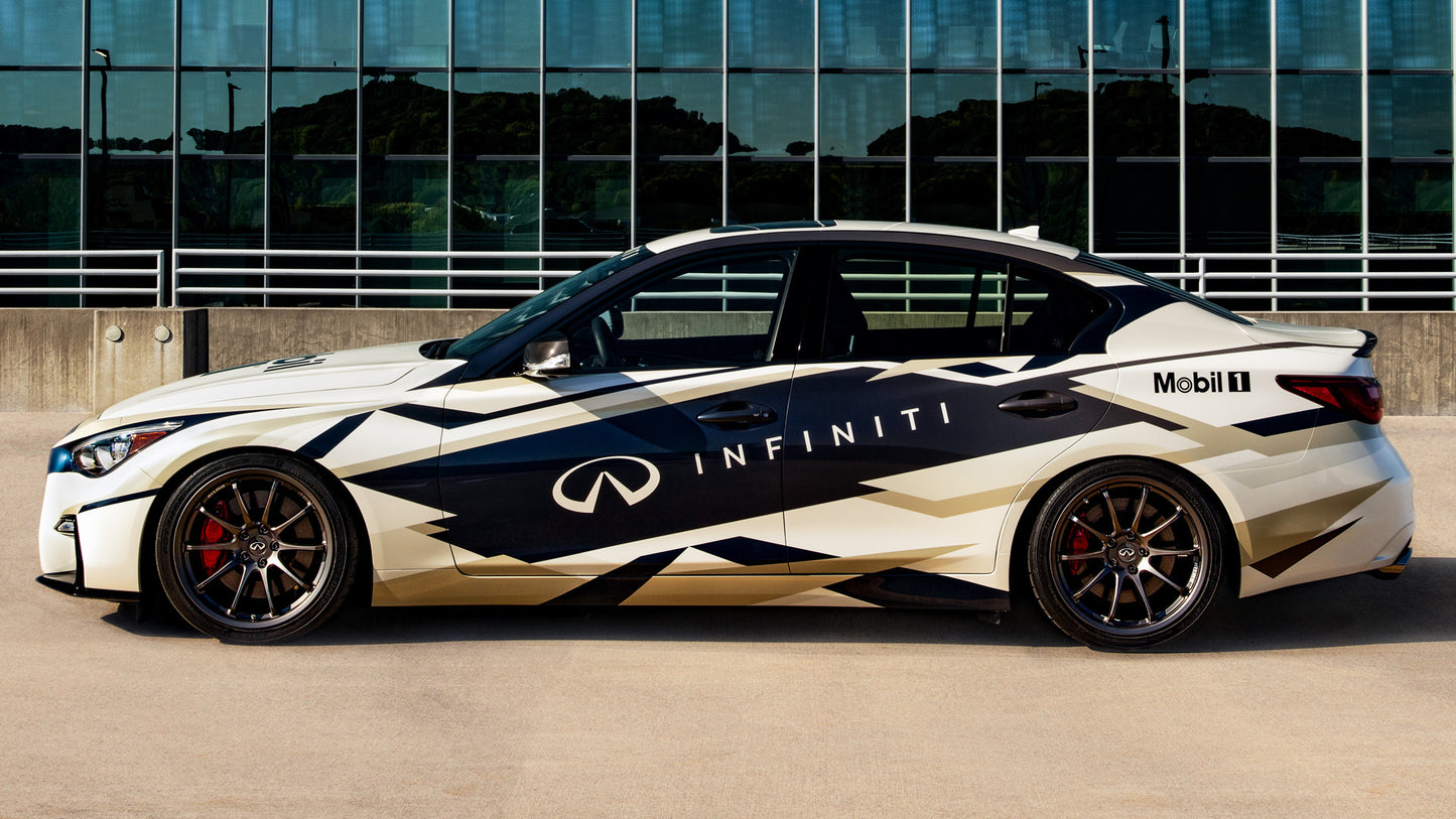 Infiniti Q50 Sport With Factory Accessories Hd Art Print Poster