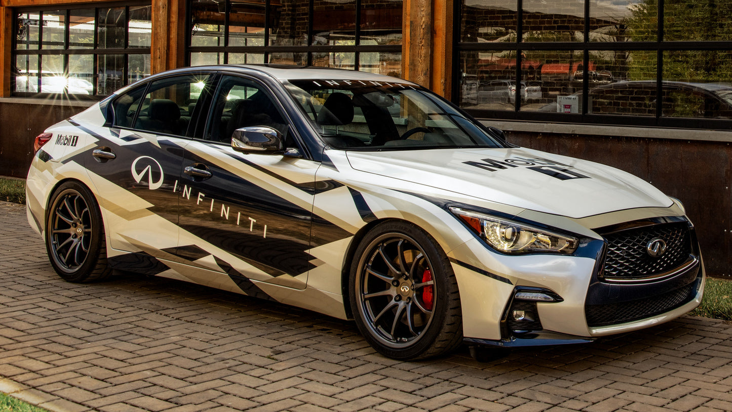 Infiniti Q50 Sport With Factory Accessories Hd Art Print Poster