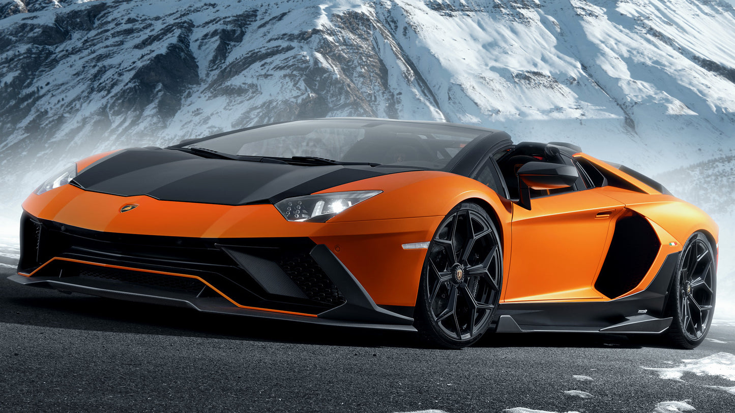 Lamborghini Aventador Lp Ultimae Roadster By Novitec Hd Art Print Poster