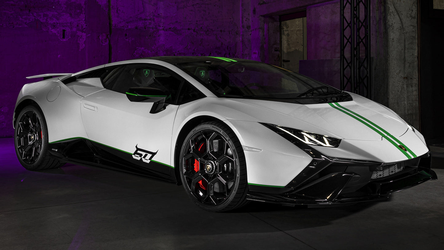 Lamborghini Huracan Tecnica Anniversario Hd Art Print Poster