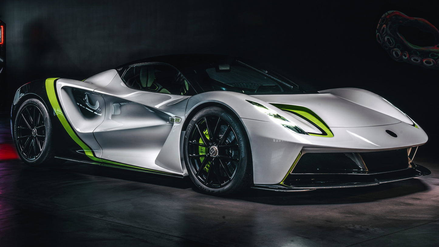 Lotus Evija Bespoked For Jenson Button Hd Art Print Poster