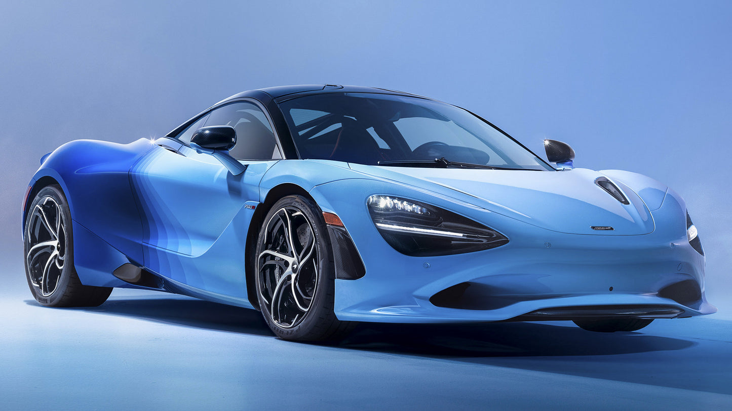 Mclaren 750S Spectrum Theme By Mso Us Hd Art Print Poster