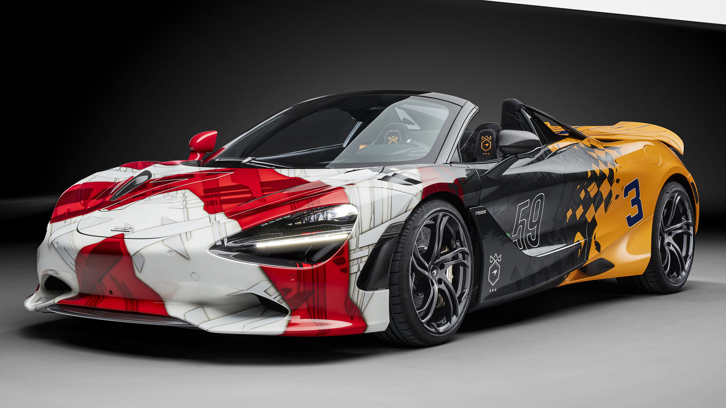 Mclaren 750S Spider Theme By Mso Hd Art Jigsaw Puzzle