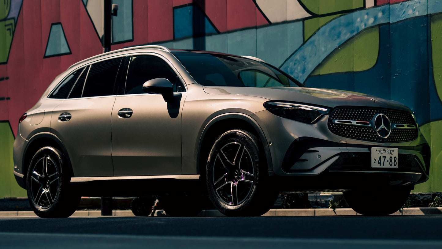Mercedes Benz Glc Class Amg Line Jp Hd Art Keychain