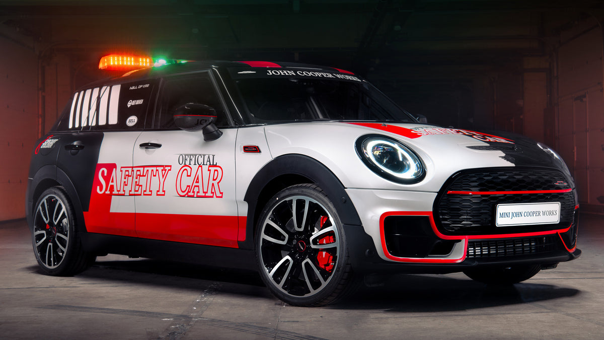 Mini John Cooper Works Clubman Safety Car Hd Art Magnet
