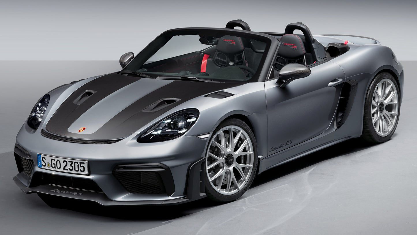 Porsche Spyder Rs Weissach Package Hd Art Keychain