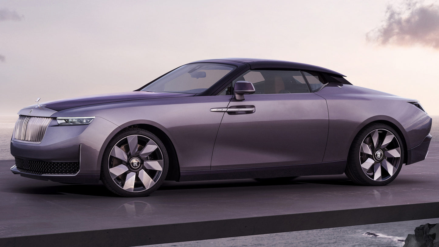 Rolls Royce Amethyst Droptail Hd Art Keychain