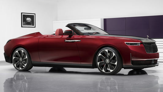 Rolls Royce La Rose Noire Droptail Hd Art Magnet