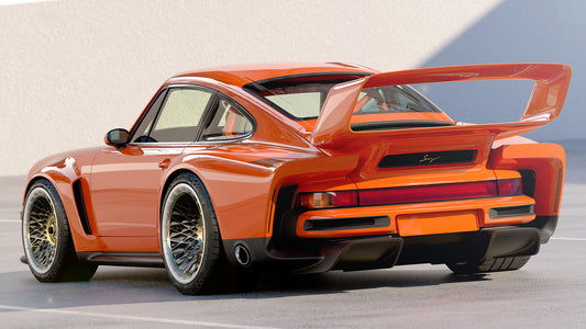 Singer Dls Turbo Track Car Hd Art Magnet