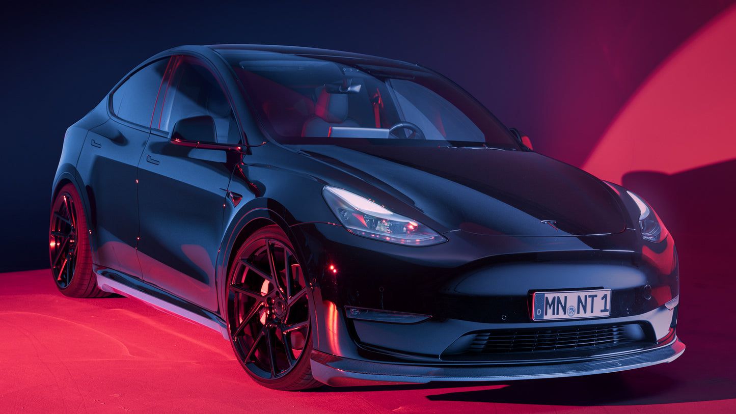 Tesla Model Y By Novitec Hd Art Keychain