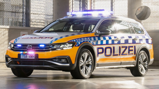 Volkswagen Passat Alltrack Police Pursuit Show Car Au Hd Art Keychain