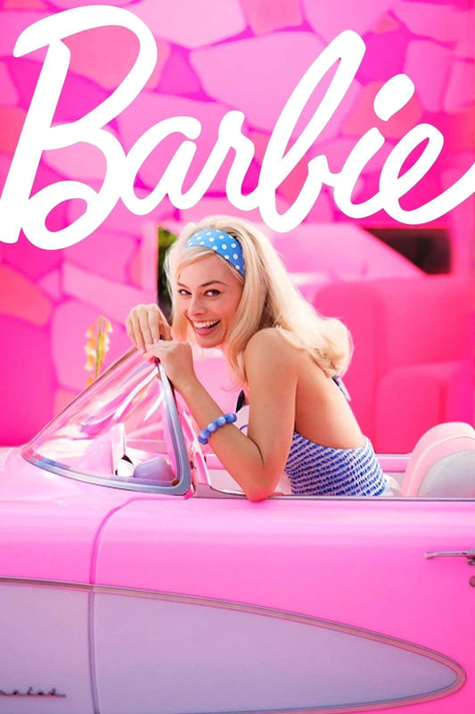2023 Barbie Movie Poster Margot Robbie Ryan Gosling Ken Hasbro Comedy