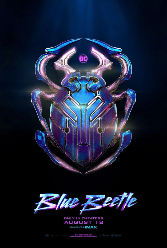 2023 Blue Beetle Movie Poster Dc Xolo Mariduena Jaime Reyes Carapax 1