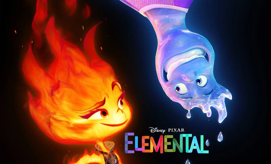 2023 Disney Elemental Movie Keychain Ember Lumen Wade Ripple Pixar
