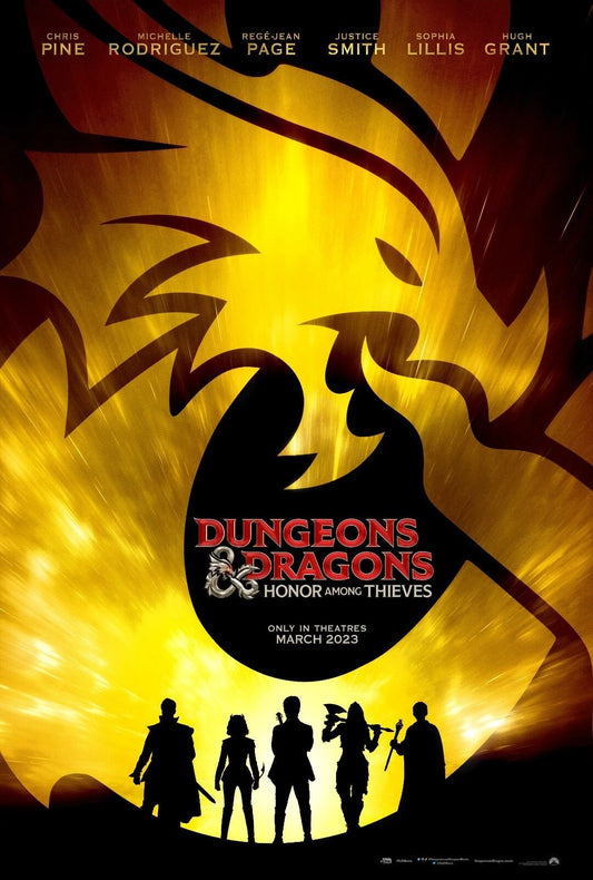 2023 Dungeons & Dragons Honor Among Thieves Movie Poster Print Elgin