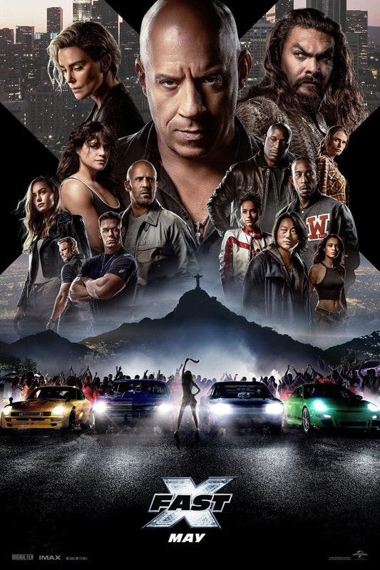 2023 Fast & Furious Fast X Movie Magnet Paul Walker Vin Diesel Brian Dom 1