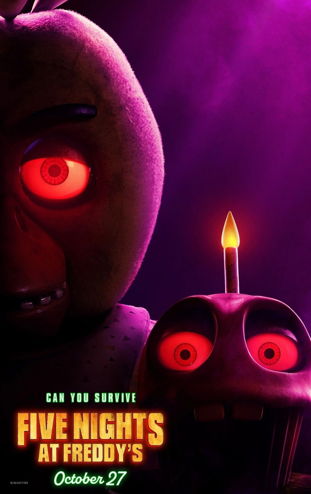 2023 Five Nights At Freddy'S Movie Magnet Freddy Fazbear'S Pizzeria