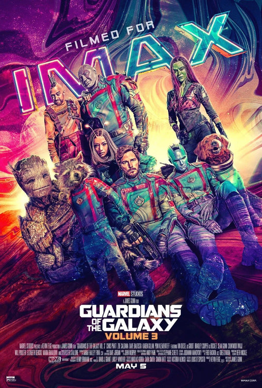 2023 Guardians Of The Galaxy Vol 3 Movie Poster Marvel Star Lord Groot 1
