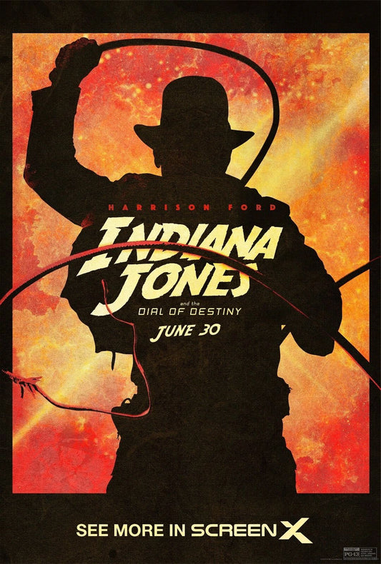 2023 Indiana Jones And The Dial Of Destiny Movie Poster Harrison Ford 1