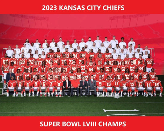 2023 Kansas City Chiefs Sbviii Champs Team Magnet Football Picture Nfl Kc