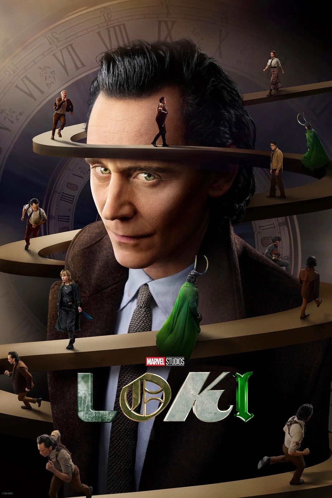 2023 Loki Movie Poster Marvel Avengers God Of Mischief Mobius Sylvie