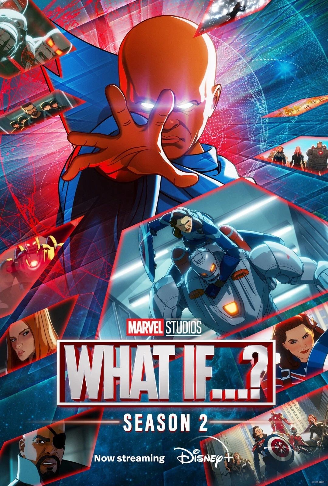 2023 Marvel What If Season 2 Movie Magnet Iron Man Peggy Carter Watcher