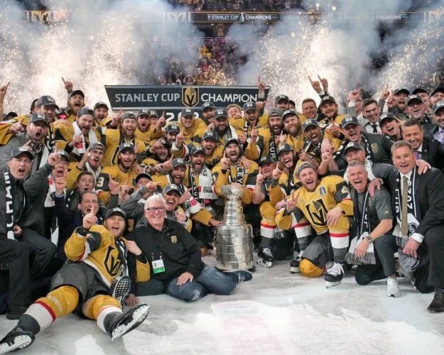 2023 Stanley Cup Las Vegas Golden Knights Glossy Magnet Nhl Champions Print