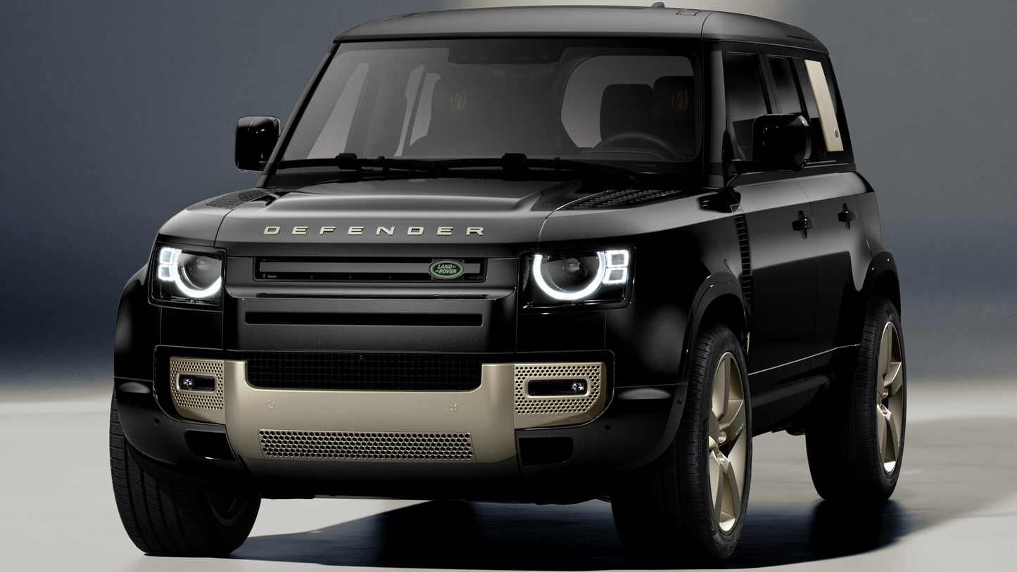 Land Rover Defender Rugby World Cup Hd Art Magnet