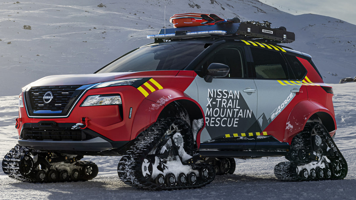 Nissan X Trail Mountain Rescue Hd Art Magnet