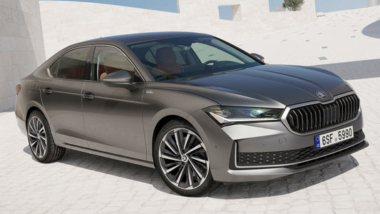 Skoda Superb Laurin And Klement Hd Art Keychain