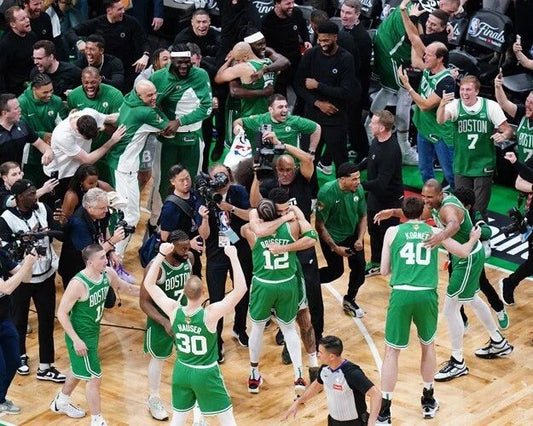 2024 Boston Celtics Glossy Magnet Nba Finals Champions Print Celebration!