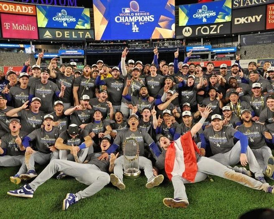 2024 Los Angeles Dodgers Glossy Magnet World Series Magnet Celebrating Print 2