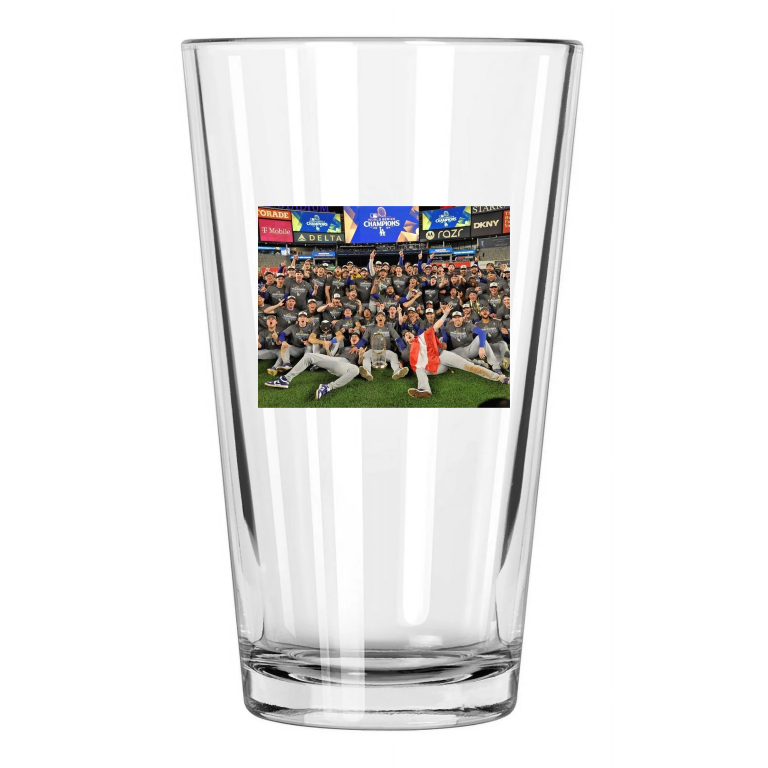 2024 Los Angeles Dodgers World Series Celebrating 2 Pint Beer Drinking Glass