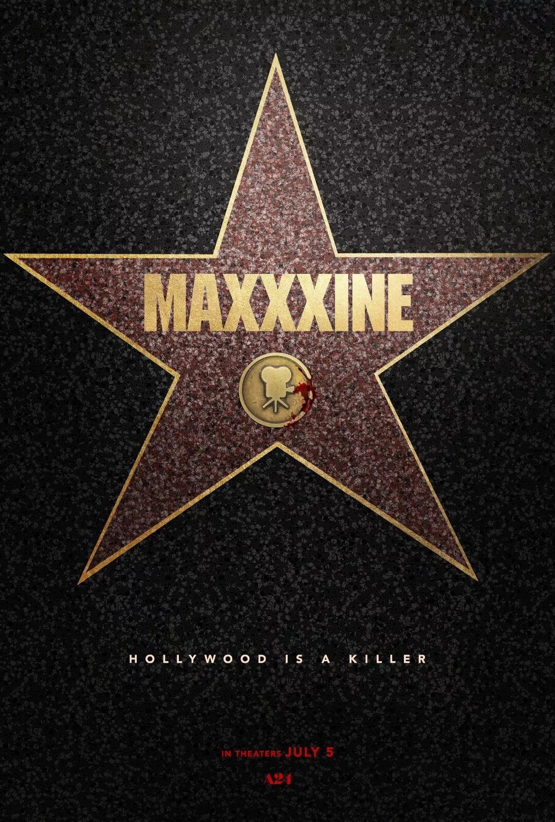2024 Maxxxine Movie Keychain Mia Goth Kevin Bacon Halsey Horror