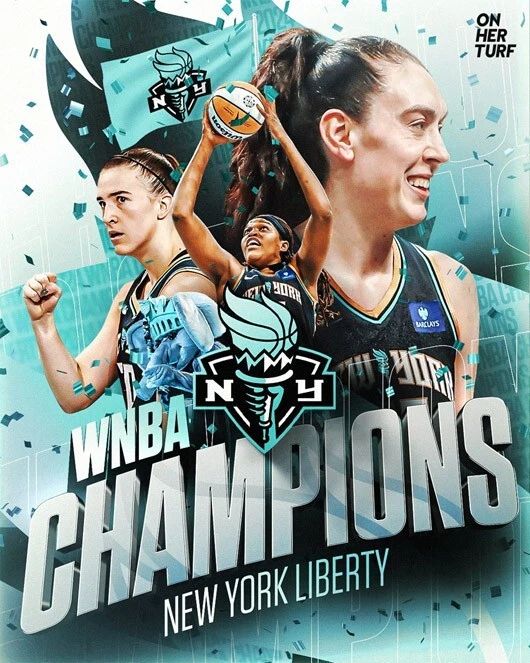 2024 New York Liberty Glossy Keychain Wnba Finals Champions Print