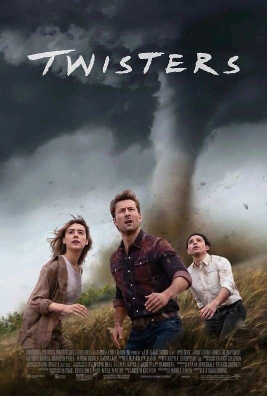 2024 Twisters Movie Magnet Daisy Edgar Jones Glen Powell Maura Tierney