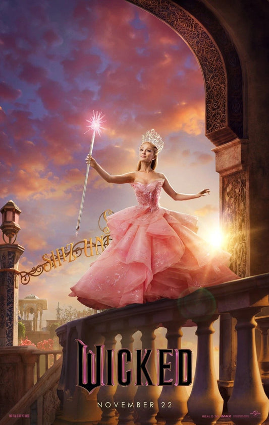 2024 Wicked Movie Poster Ariana Grande Cynthia Erivo Land Of Oz