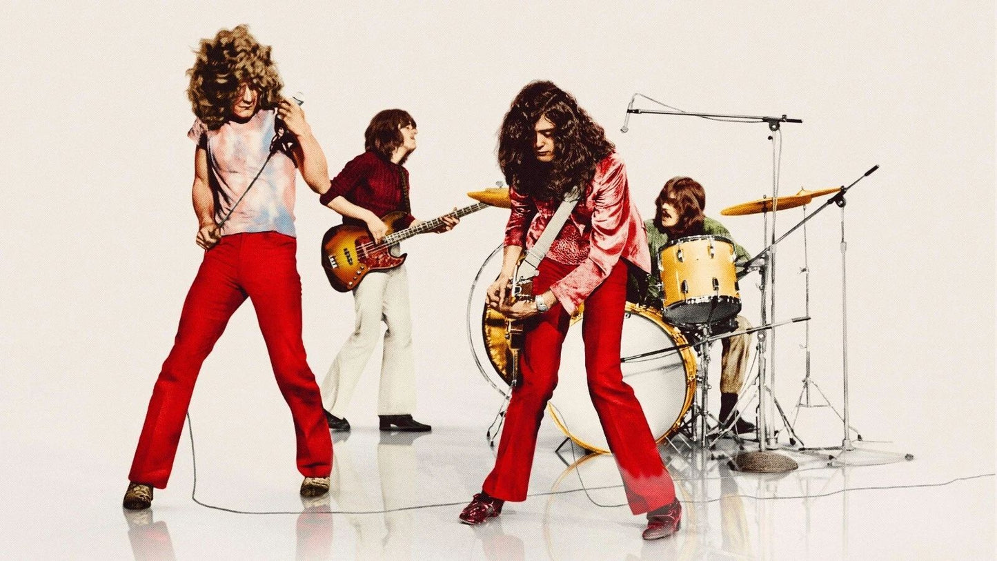 2025 Becoming Led Zeppelin Movie Poster Robert Plant Jimmy Page