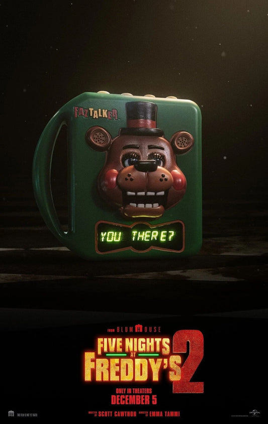 2025 Five Nights At Freddy'S 2 Movie Keychain Freddy Fazbear'S Pizzeria