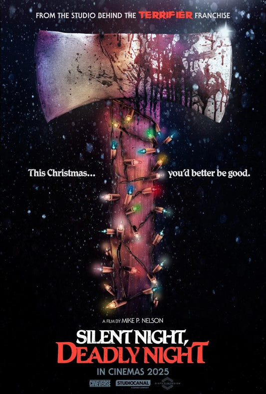 2025 Silent Night Deadly Night Movie Poster Santa Claus Horror