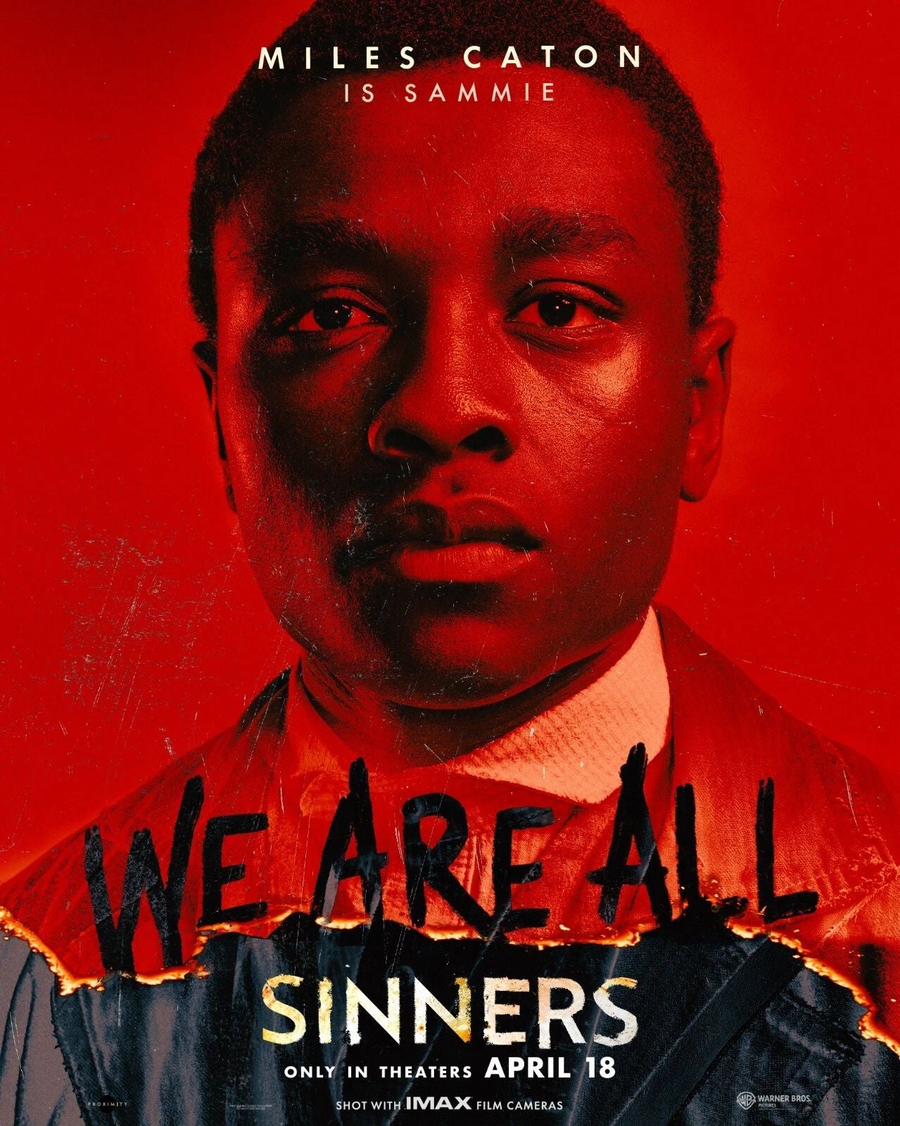 2025 Sinners Movie Magnet Michael B Jordan Hailee Steinfeld Miles Caton