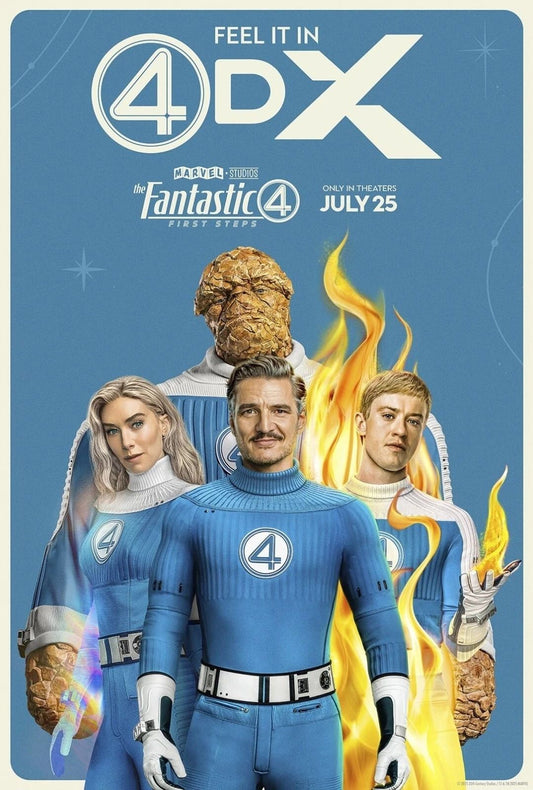2025 The Fantastic Four First Steps Movie Keychain Pedro Pascal