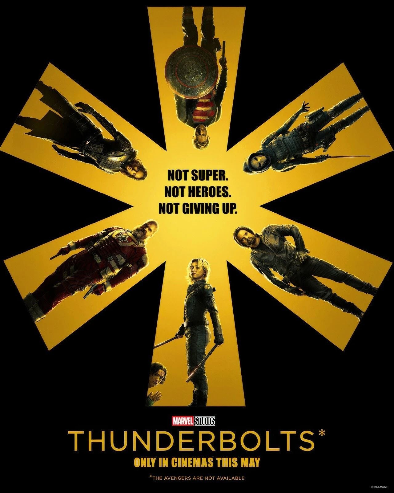 2025 Thunderbolts Movie Magnet Florence Pugh Marvel Sebastian Stan