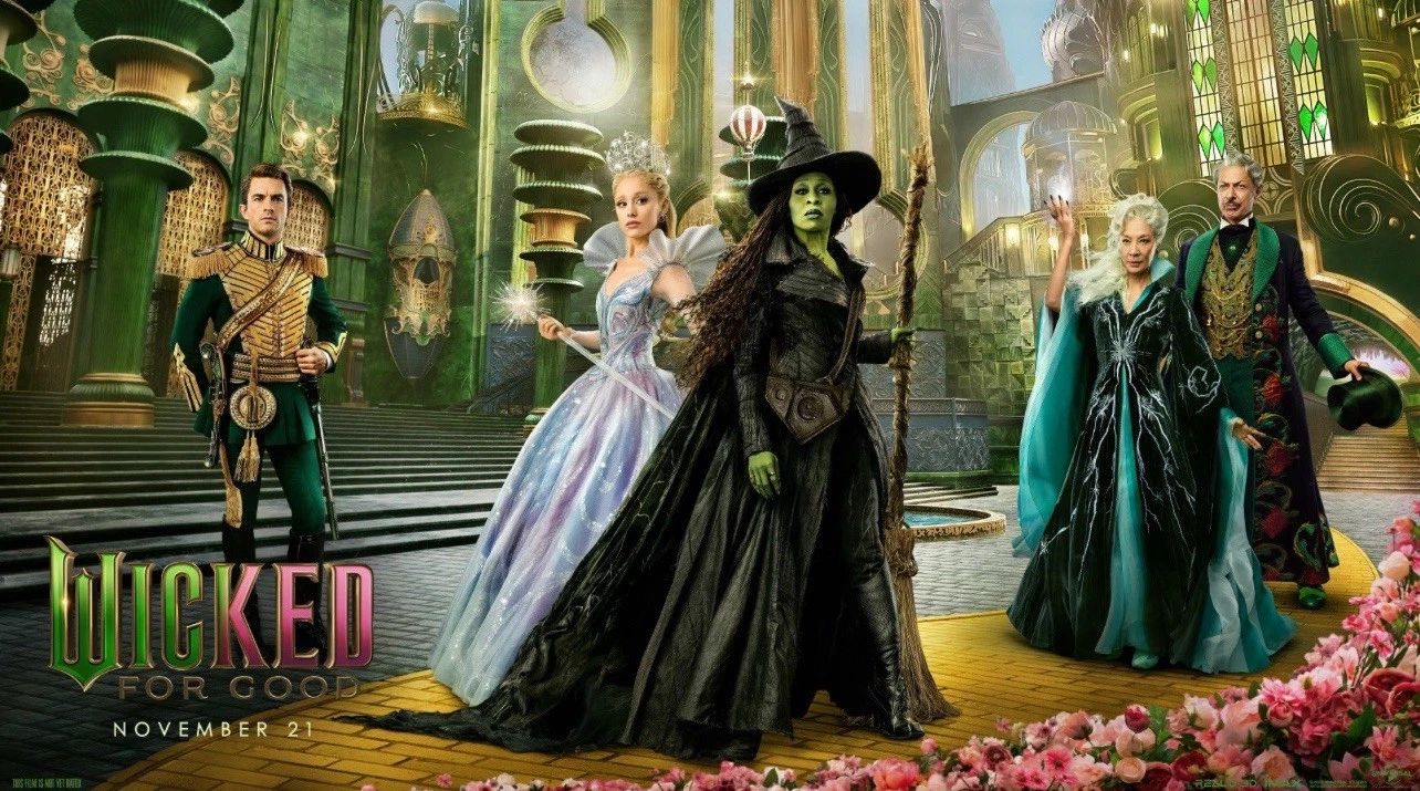 2025 Wicked For Good Keychain Ariana Grande Cynthia Erivo Land Of Oz