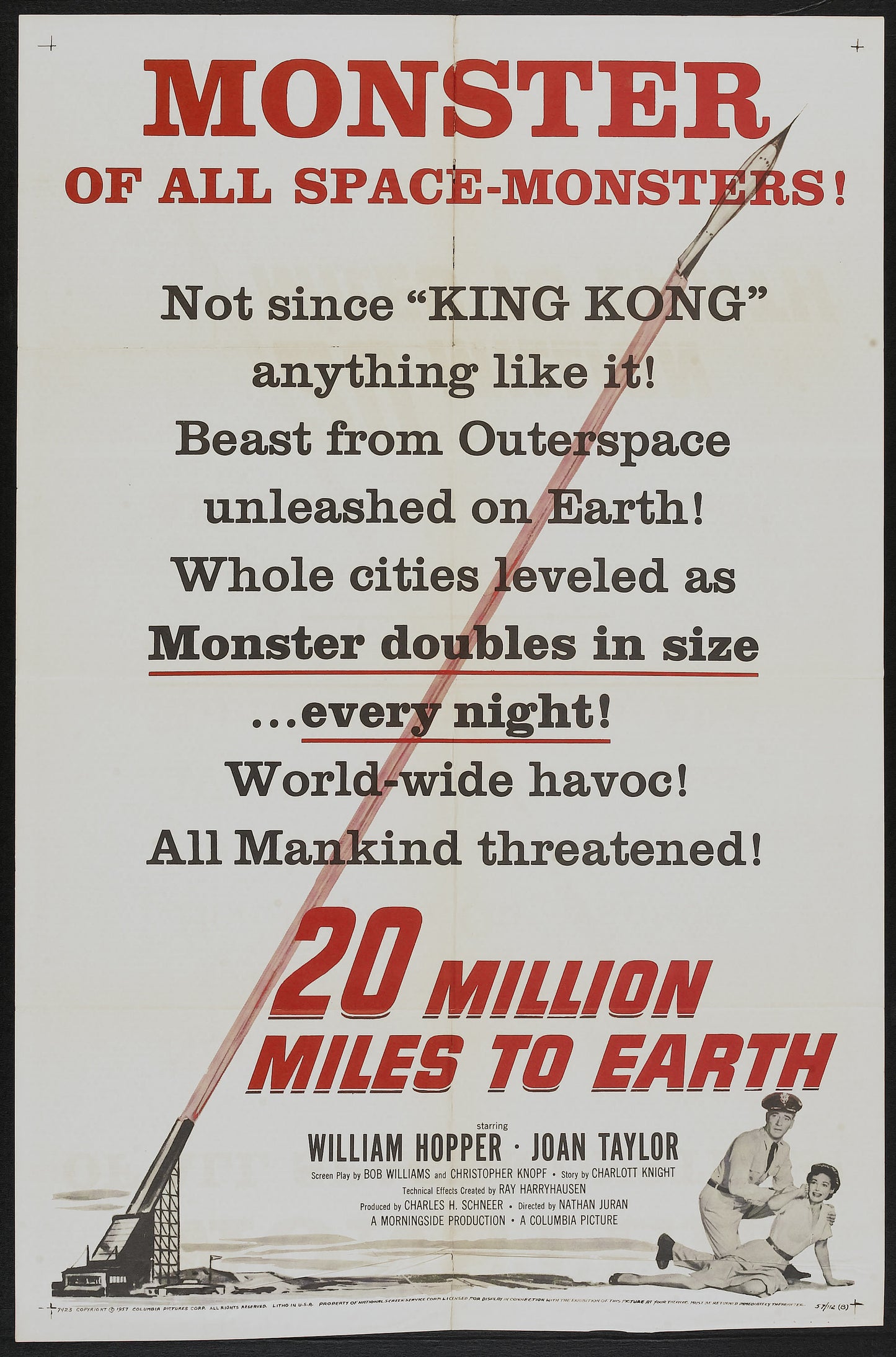 20 Million Miles To Earth 03 Movie Poster